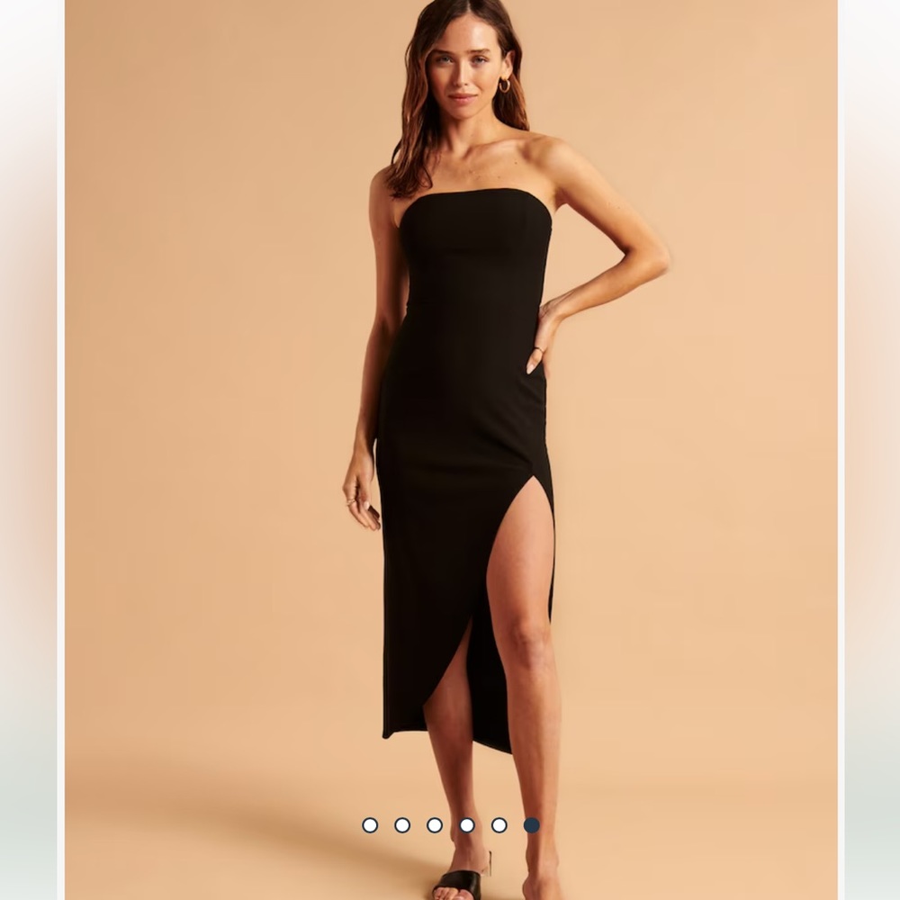 Abercrombie Strapless Midi Dress
